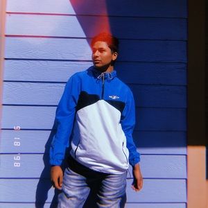 Rebel Blue windbreaker